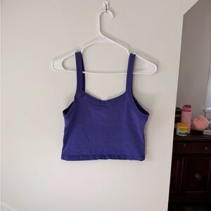 Aritzia TNA Purple Tank Crop Top
